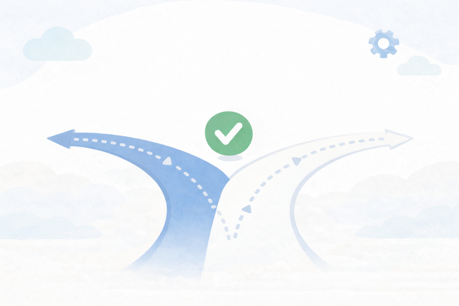 青色と白色の結論イメージ