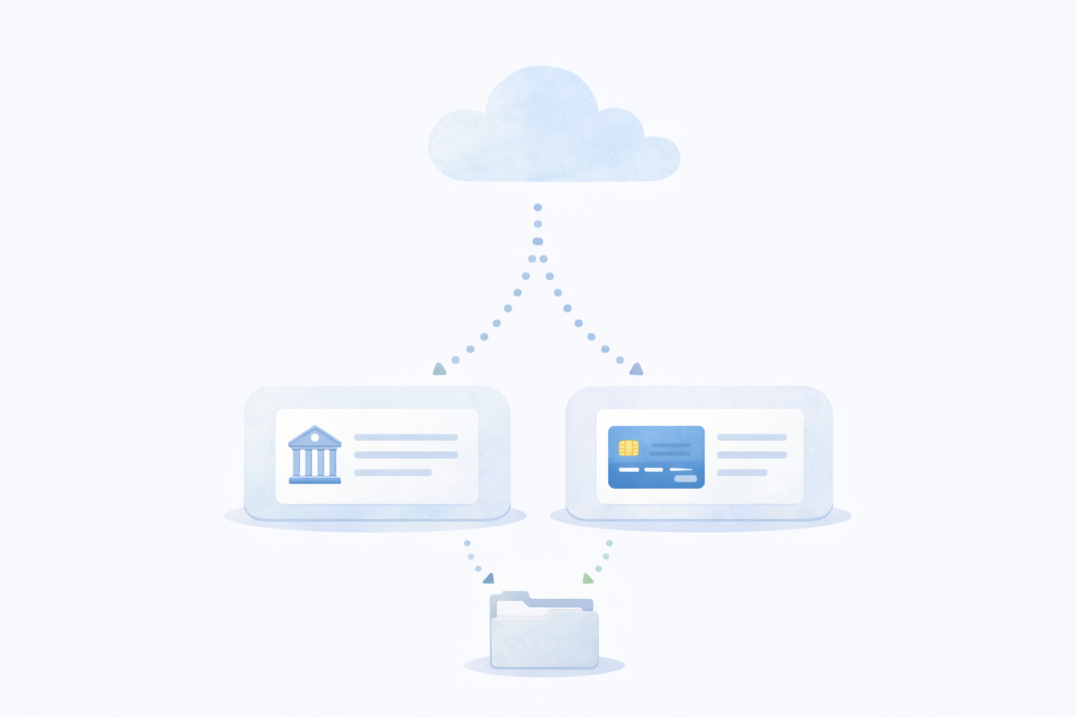 明細を集めるイメージ