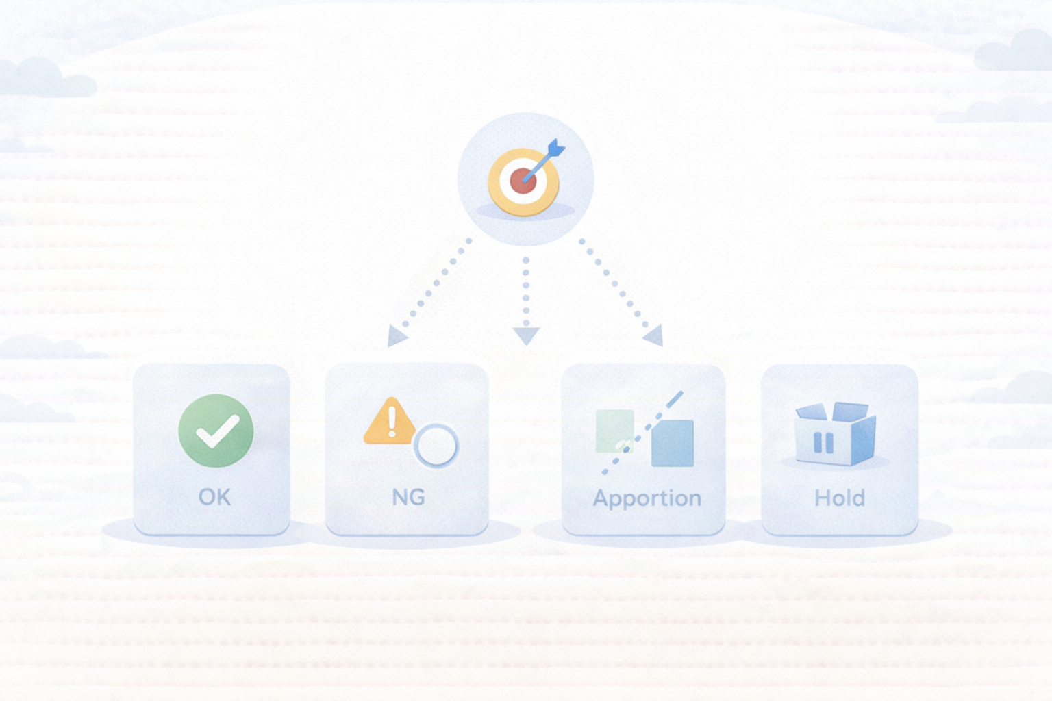 経費判断フローのイメージ