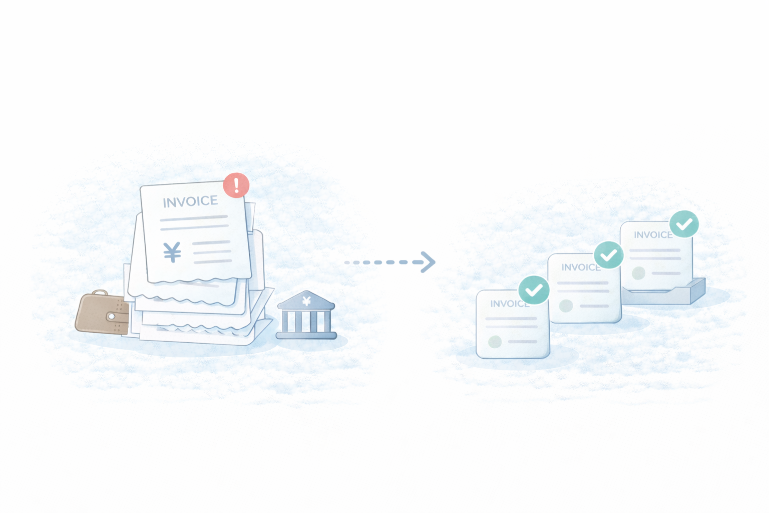 請求機能がラクだと現金不安が減る