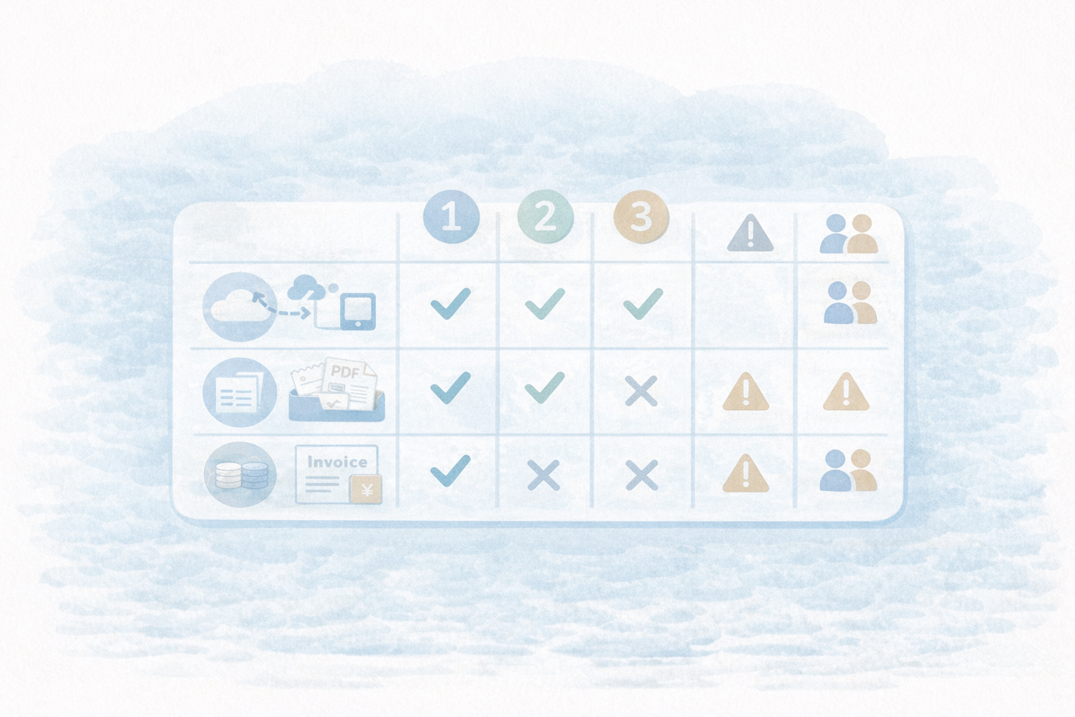 乗り換え比較表