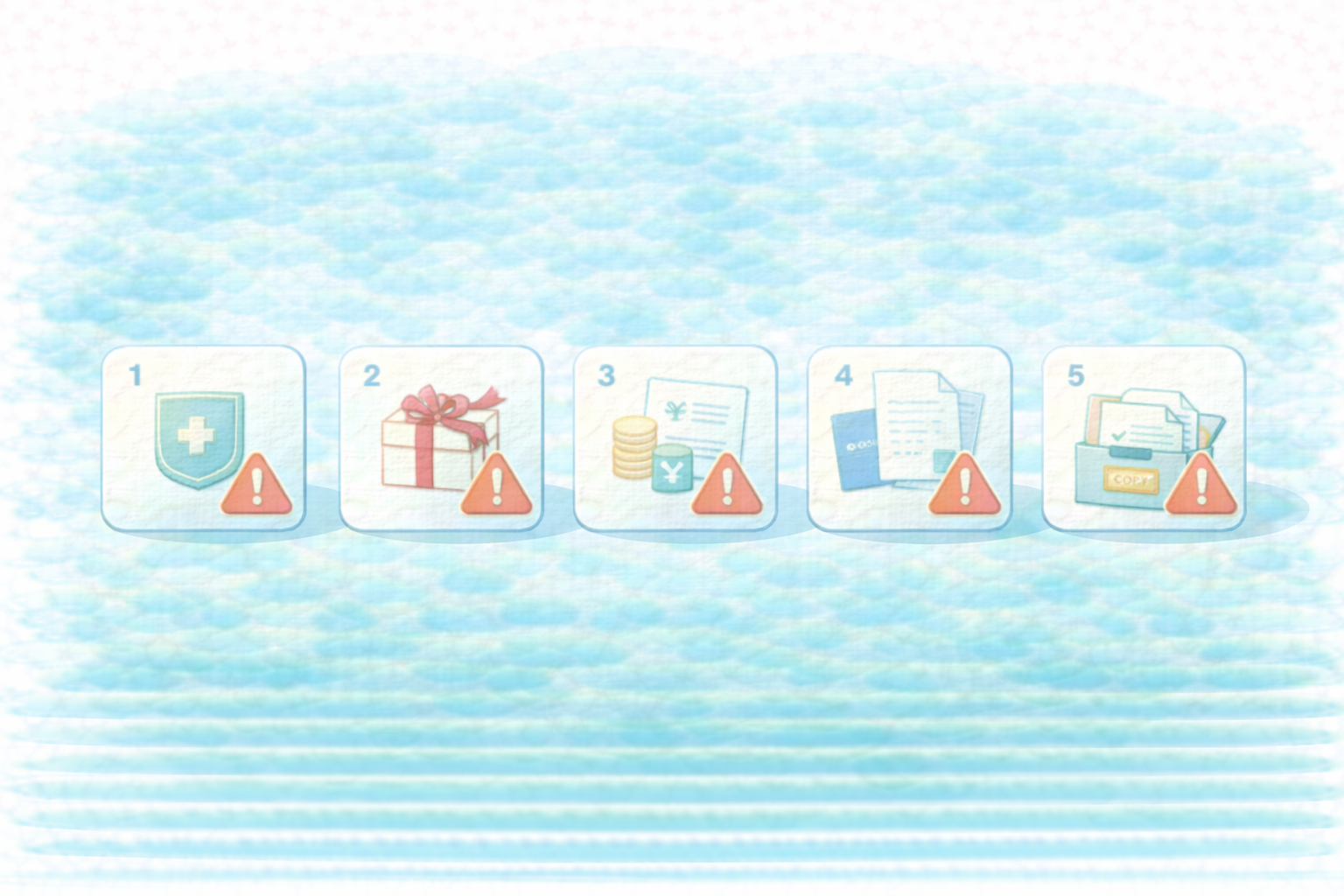 書類不足の事故